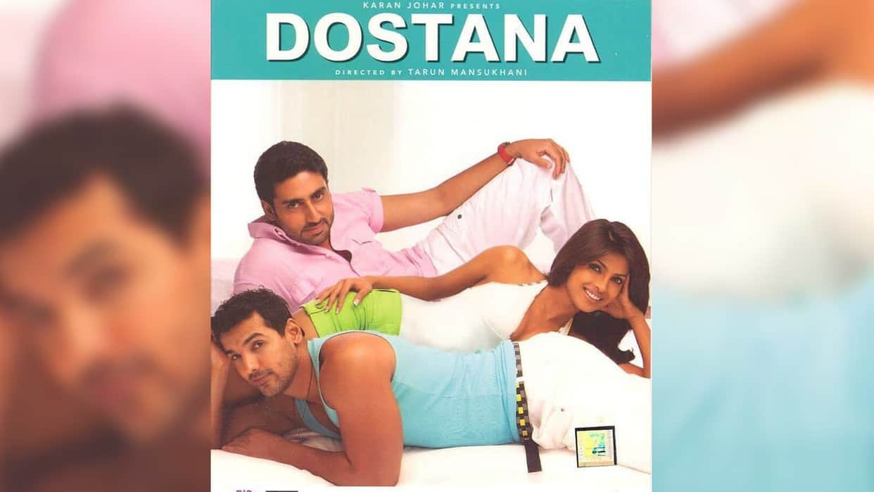 Dostana Priyanka Chopra jOHN abraham abhishek bachchan film completed 14 years dharma productions shares post