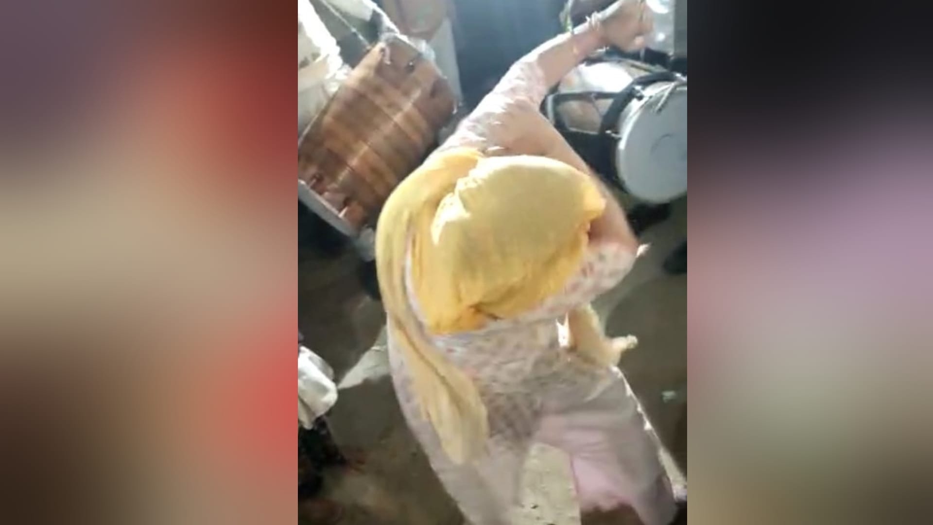 Unique wedding Sehra tied to groom Sheru Sweety dressed like a bride