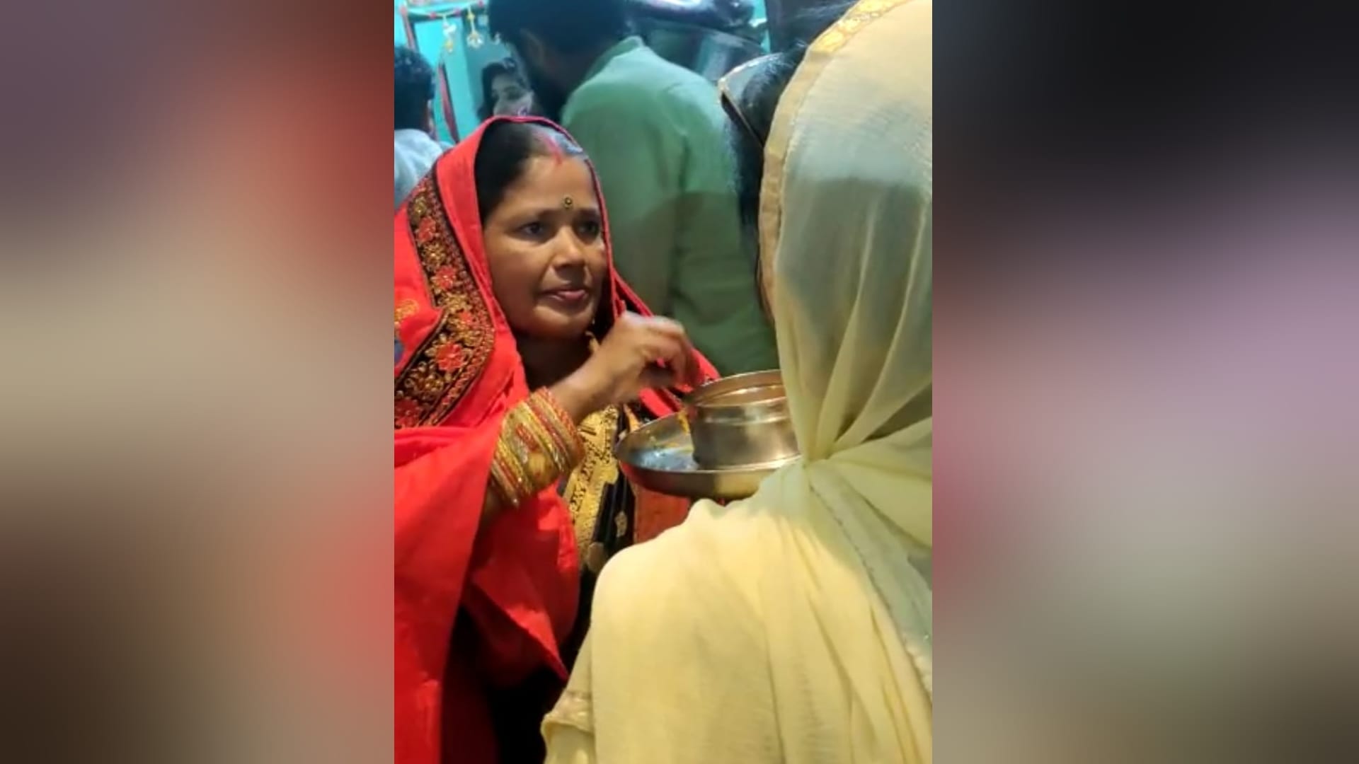 Unique wedding Sehra tied to groom Sheru Sweety dressed like a bride