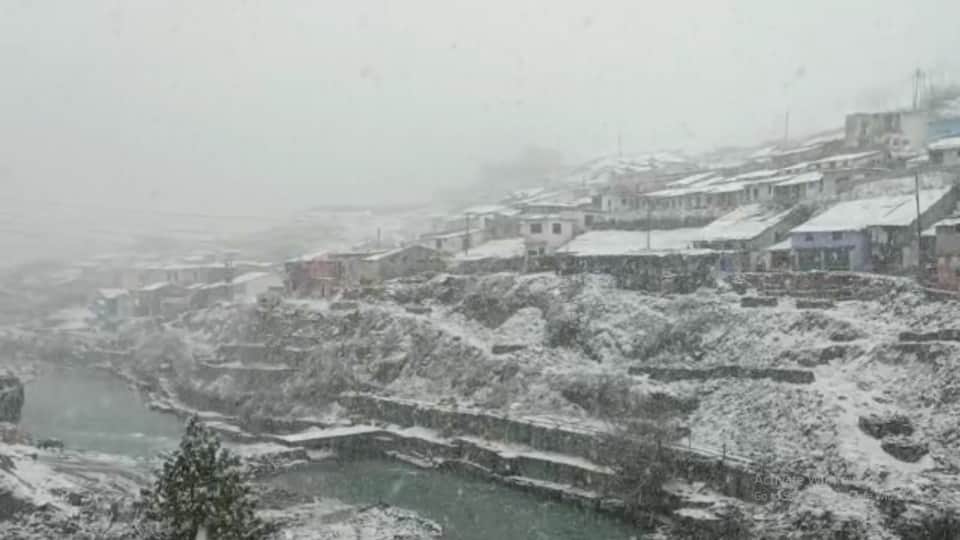 Uttarakhand weather winter 2022: Heavy Snowfall in char dham see amazing photos