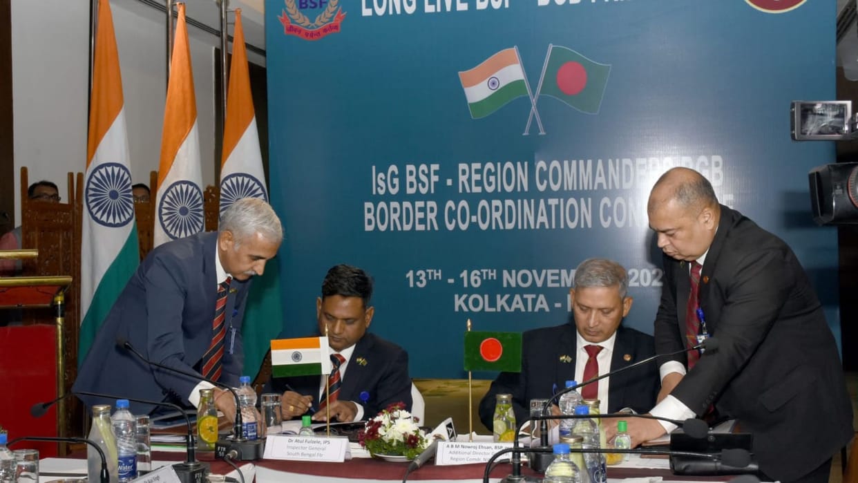 BSF-BGB border coordination meeting held in Kolkata