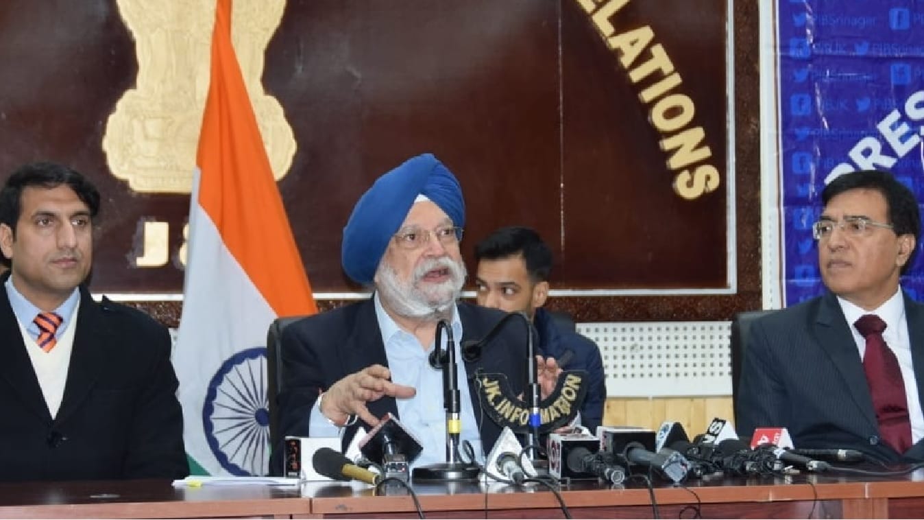Hardeep Puri said new dawn of development began after abrogation of Article 370 in Jammu Kashmir