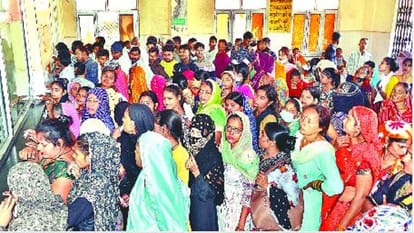 Crowd of patients in SN District Hospital and Lady Loyal counters fell short