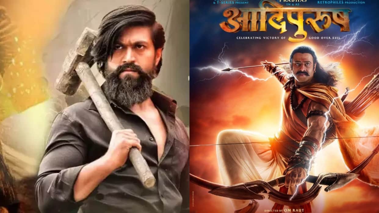 Adipurush Prabhas saif ali khan kriti film hindi teaser creates history comes next to yash kgf 2 on youtube
