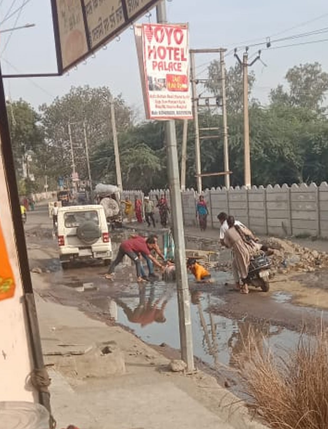 Negligence: Sewer system stalled for four months, manholes also open