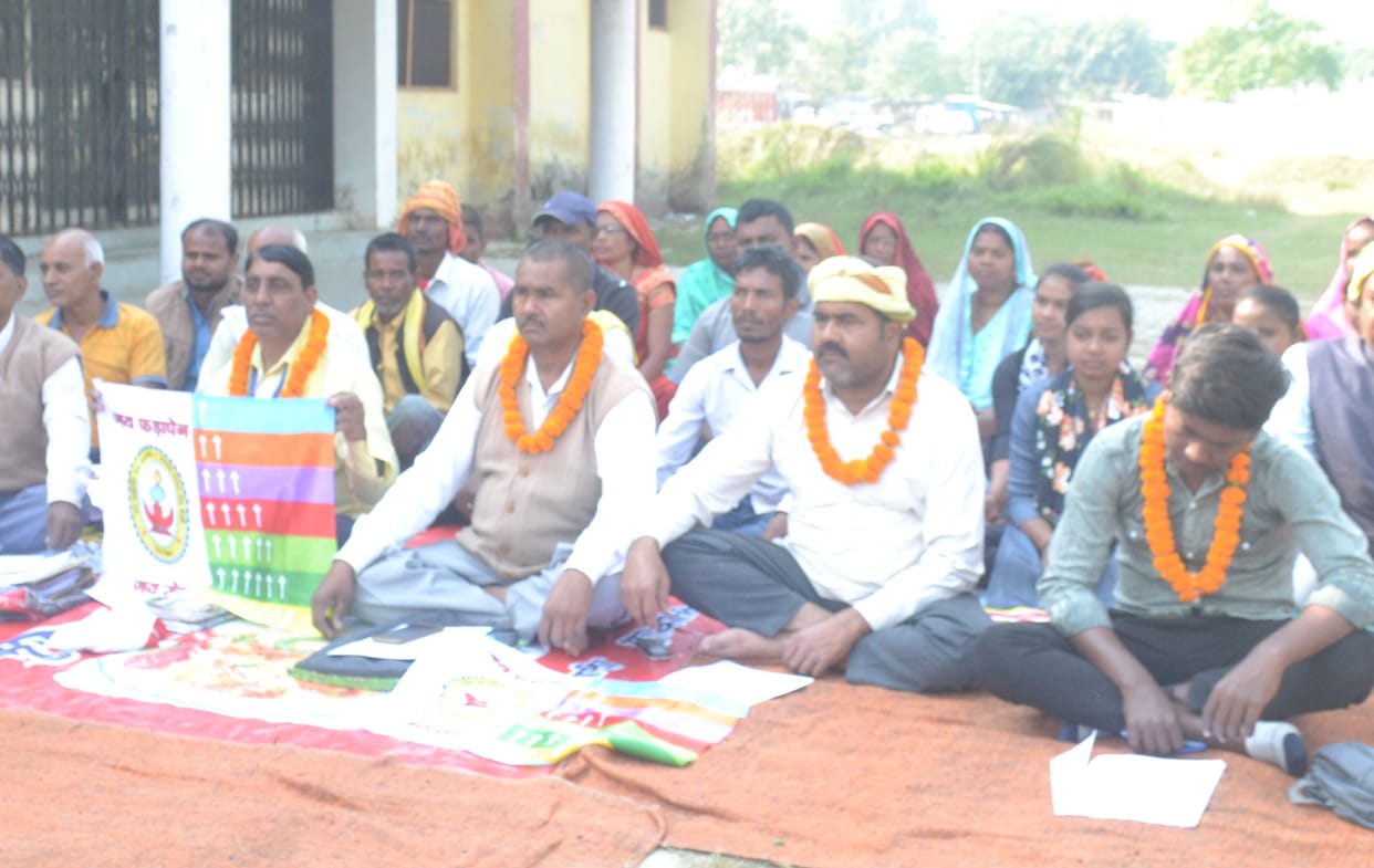 dharna start for caste certificate