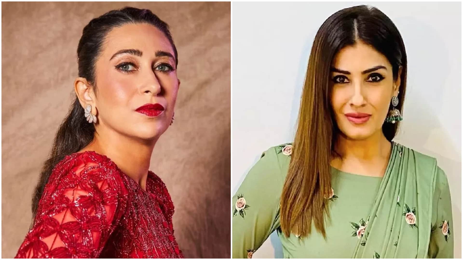 Vivaad Bollywood Ke Karisma Kapoor Raveena tandon fight over Ajay Devgn on the set, know the reason