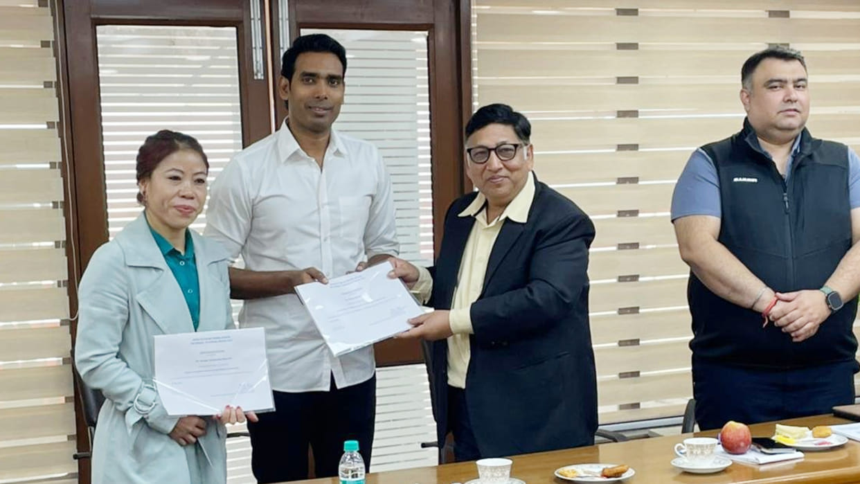 Mary Kom unanimously elected as chairperson of the Athletes' Commission; Sharath Kamal vice chair person