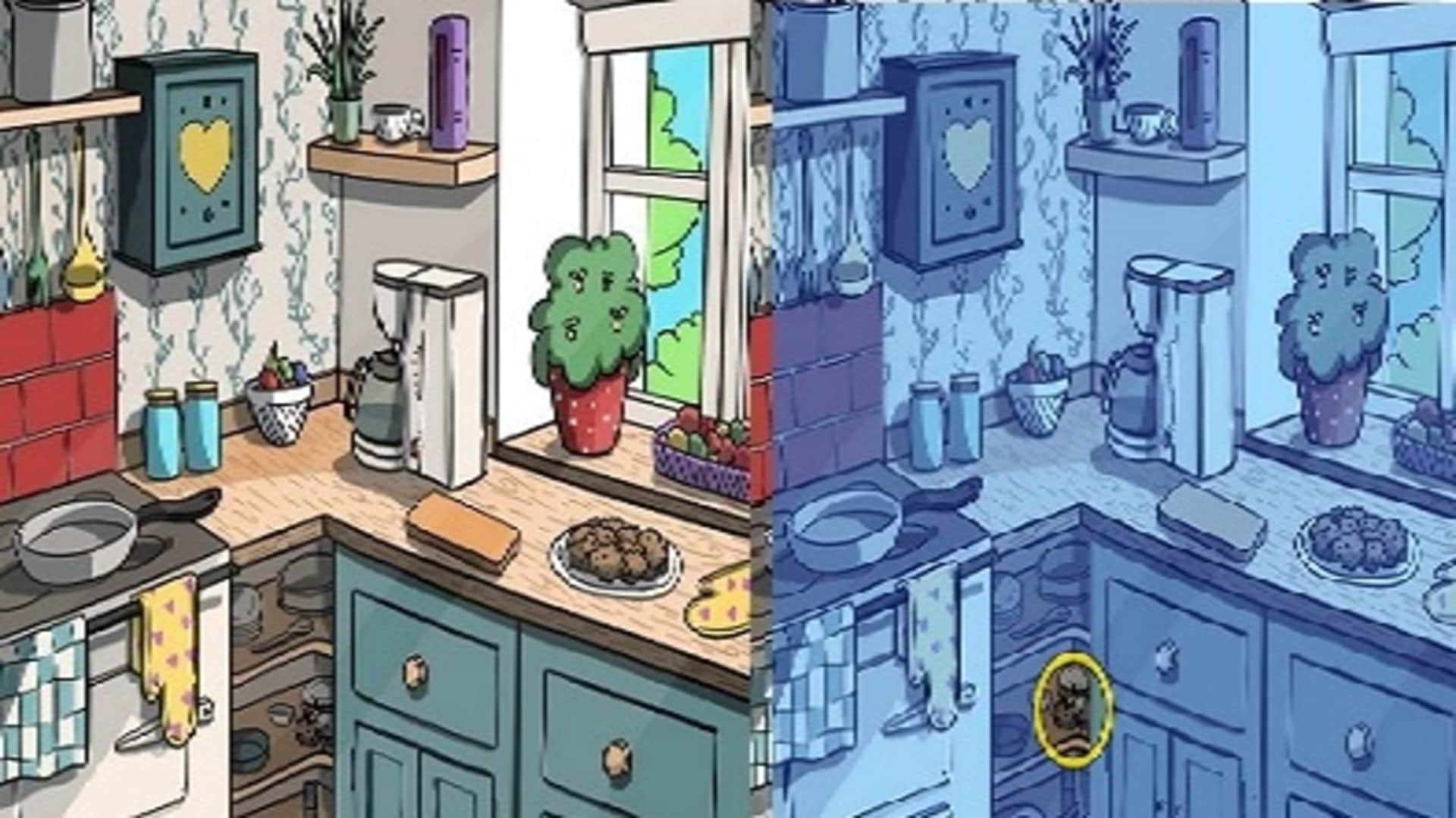 viral optical illusion find out hidden the mouse from illusion image check your brain iq test