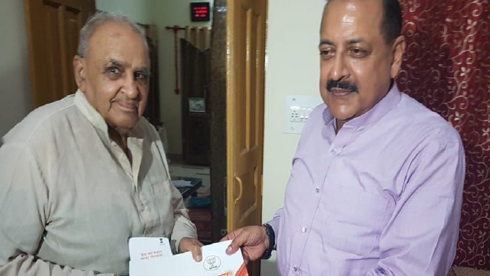 Veteran journalist Gopal Dass Sachar died in jammu