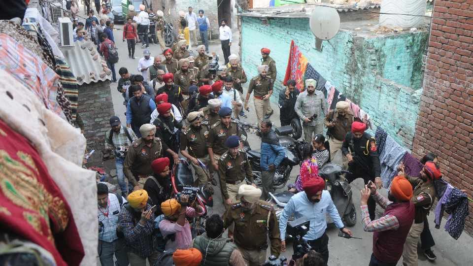 Police launched search operation across Punjab on Tuesday