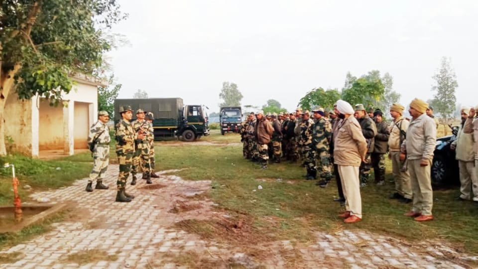 BSF Fired on Pakistani drone infiltrating in Bamiyal Sector of Punjab