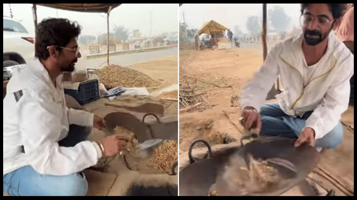 comedian Sunil Grover selling peanuts on roadside after leaving The Kapil Sharma Show videos goes viral