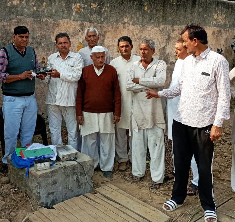 Uproar at the purchase center of farmers