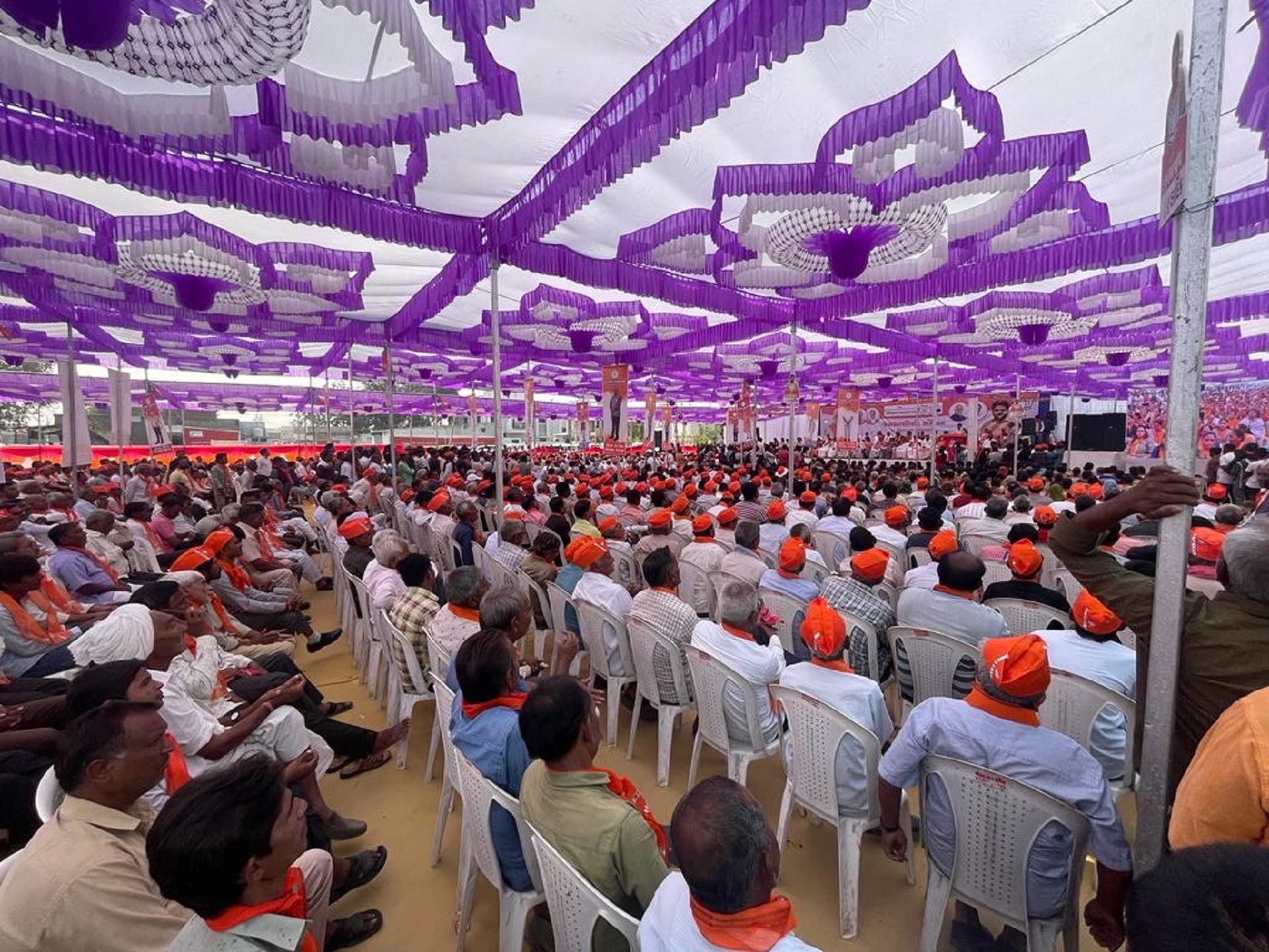 विरमगाम में नामांकन से पहले हार्दिक पटेल की जनसभा