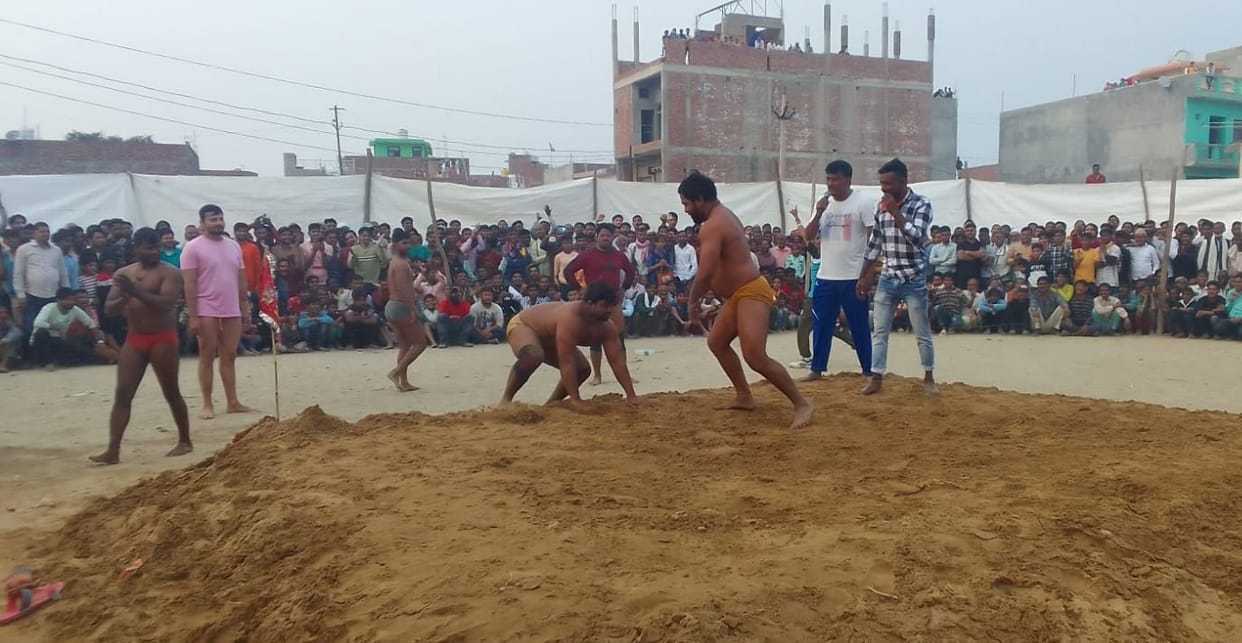 Munna of Haryana beat the wrestler of Kathmandu