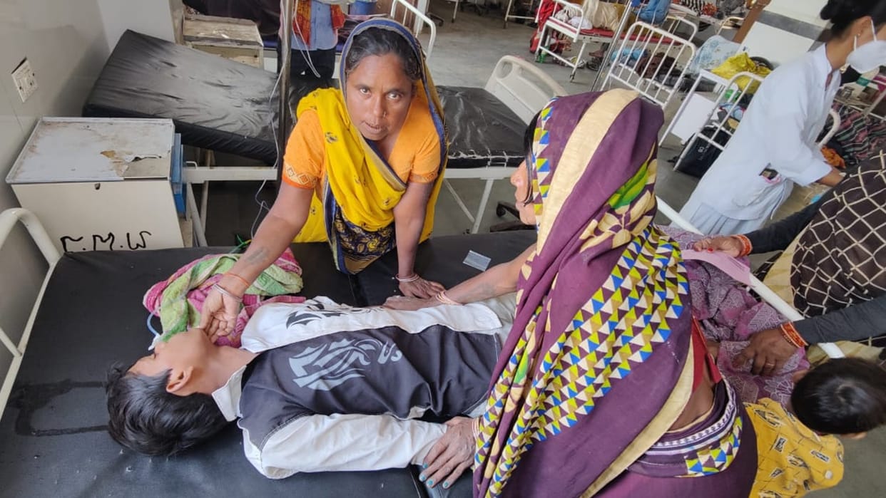 the mother did not give five thousand rupees then the son drank move In Chhatarpur