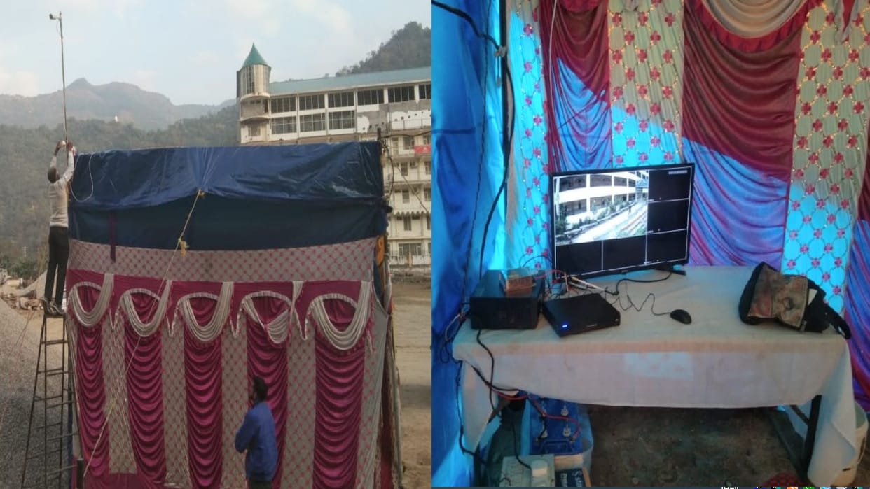 himachal election 2022, Congressmen installed CCTVs outside the strong room in Dharampur, workers themselves g