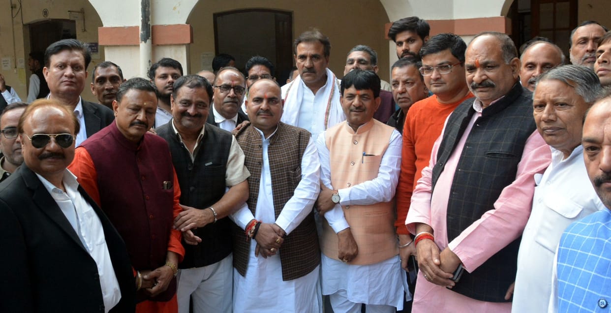 Eight BJP leaders including Minister of State Kapil Dev Aggarwal acquitted
