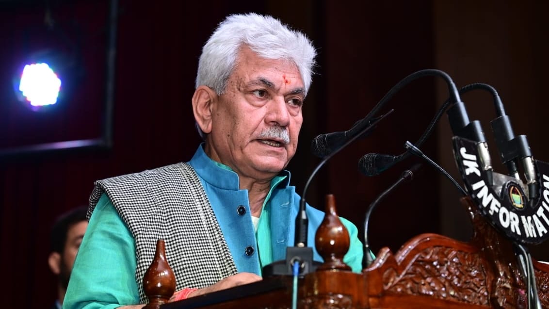 LG Manoj Sinha addressed Convention of GIS Professionals on World Geography Information System Day