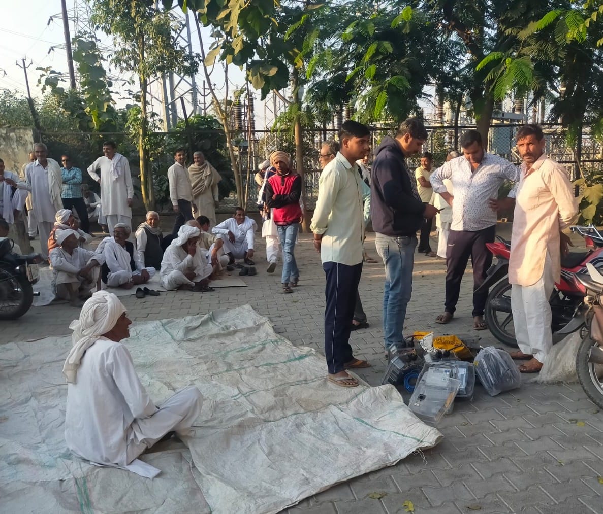 Farmers uprooted electricity meters from tube wells