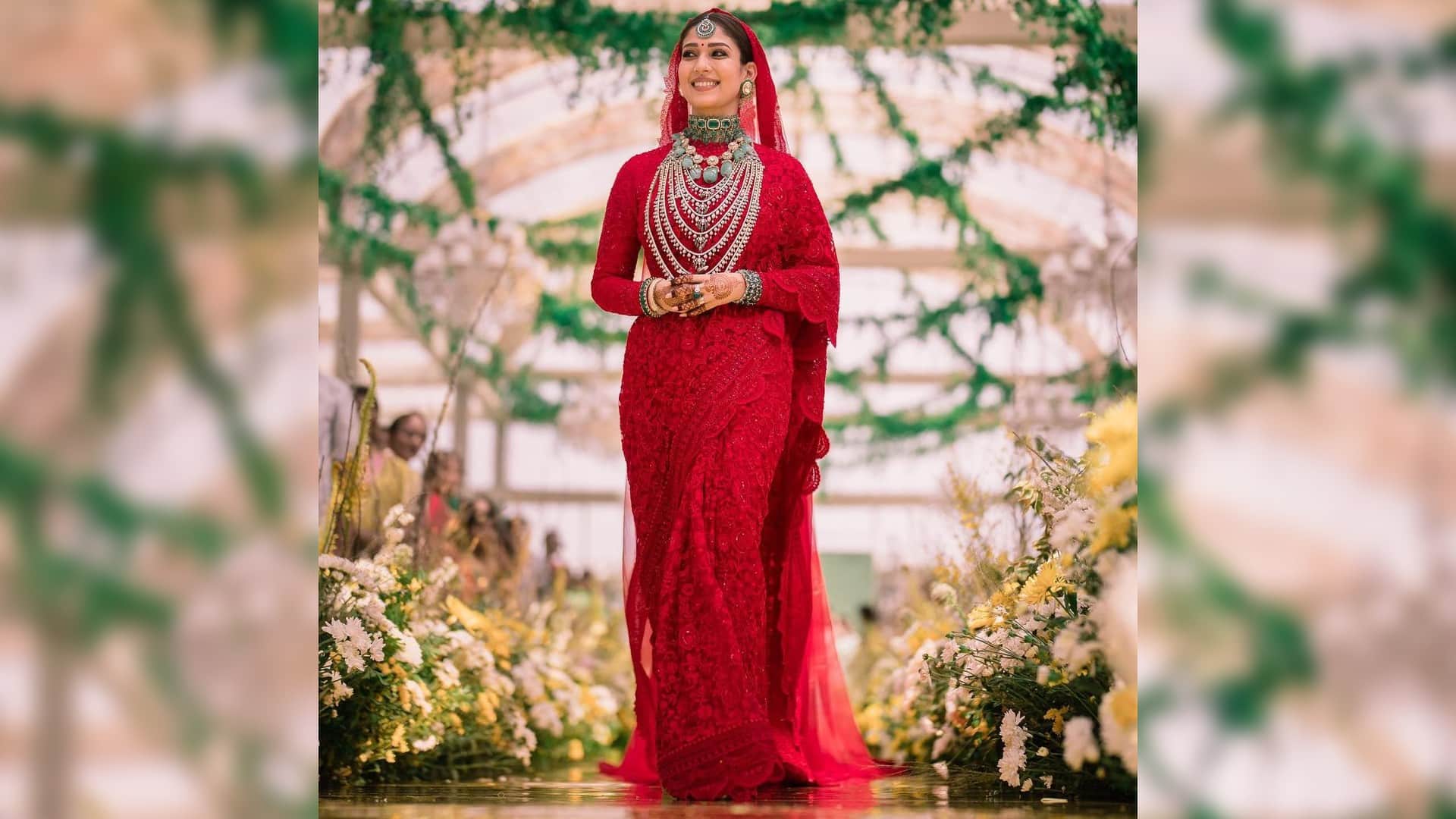 alia bhatt to nayantara actress wear saree on her wedding day