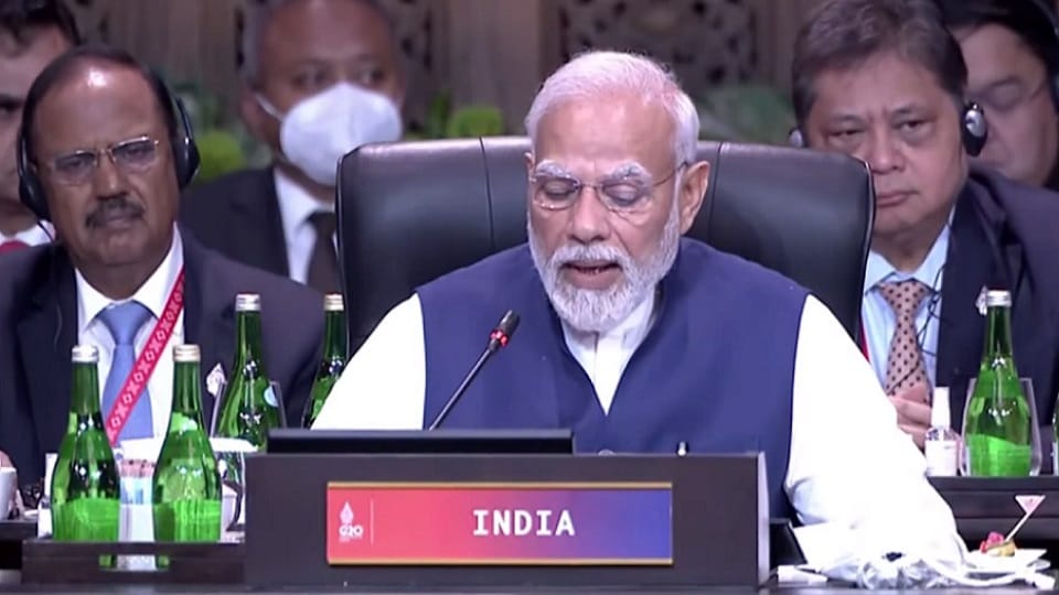 Echoing PM Modi's message, G-20 declaration says 'today's era must not be of war'