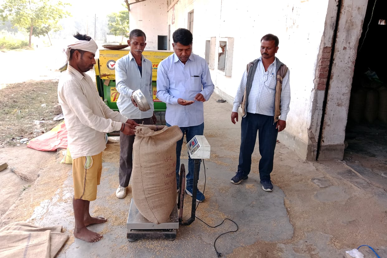 Paddy purchase from 68 farmers in 16 days