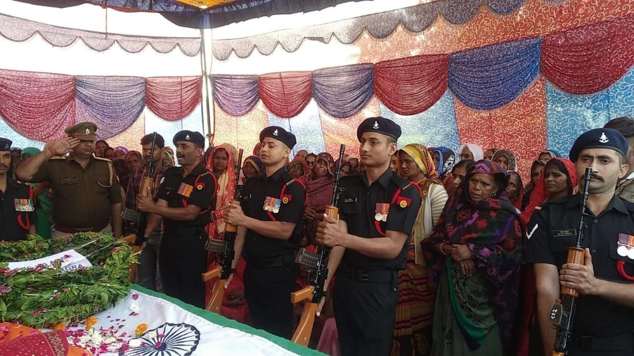 assam rifle's hawaldar died by heart attack