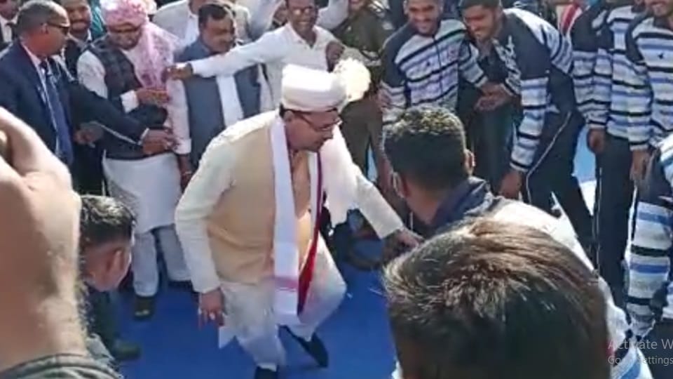 48th National Junior Kabaddi Championship in Haridwar: CM Pushkar singh Dhami plays symbolic Kabaddi