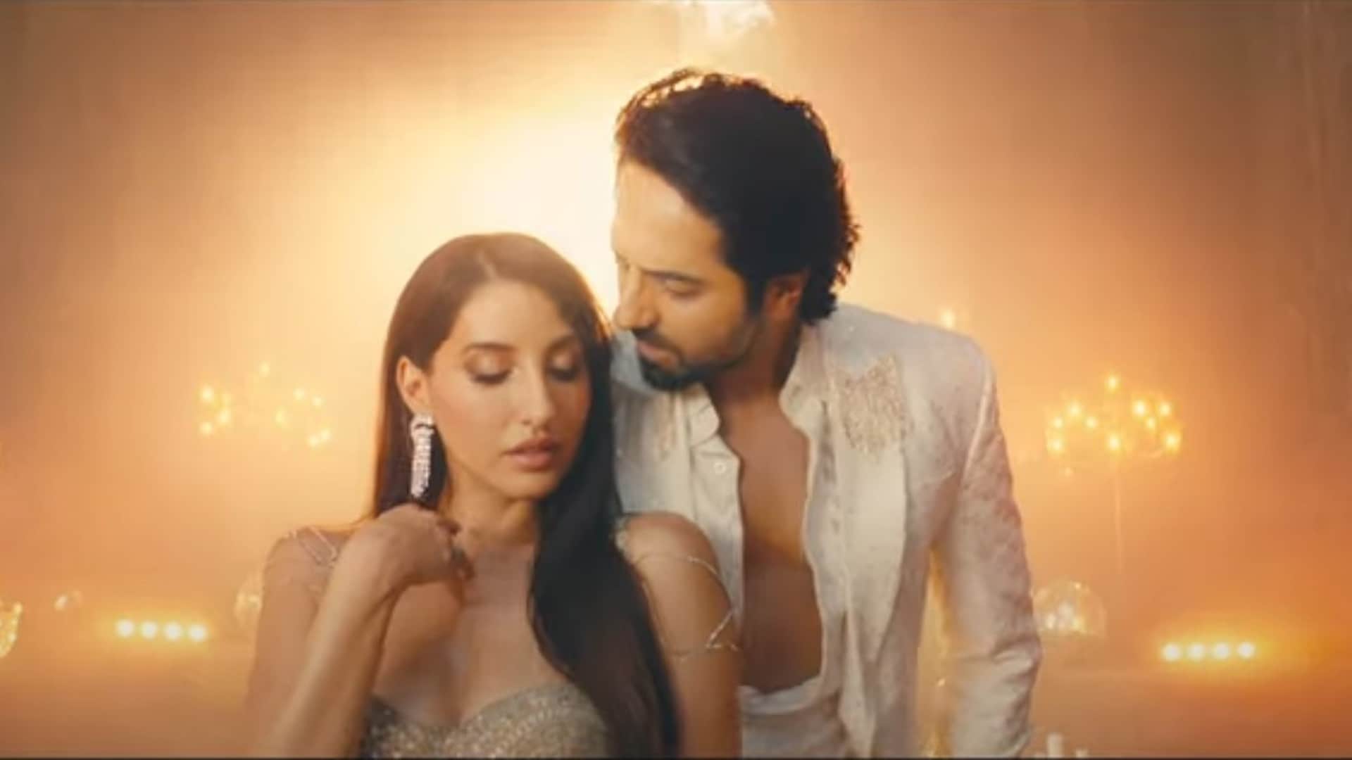 Ayushmann Khurrana Nora Fatehi New Song Jehda Nasha out now From an Action Hero Movie Video Viral in Hindi