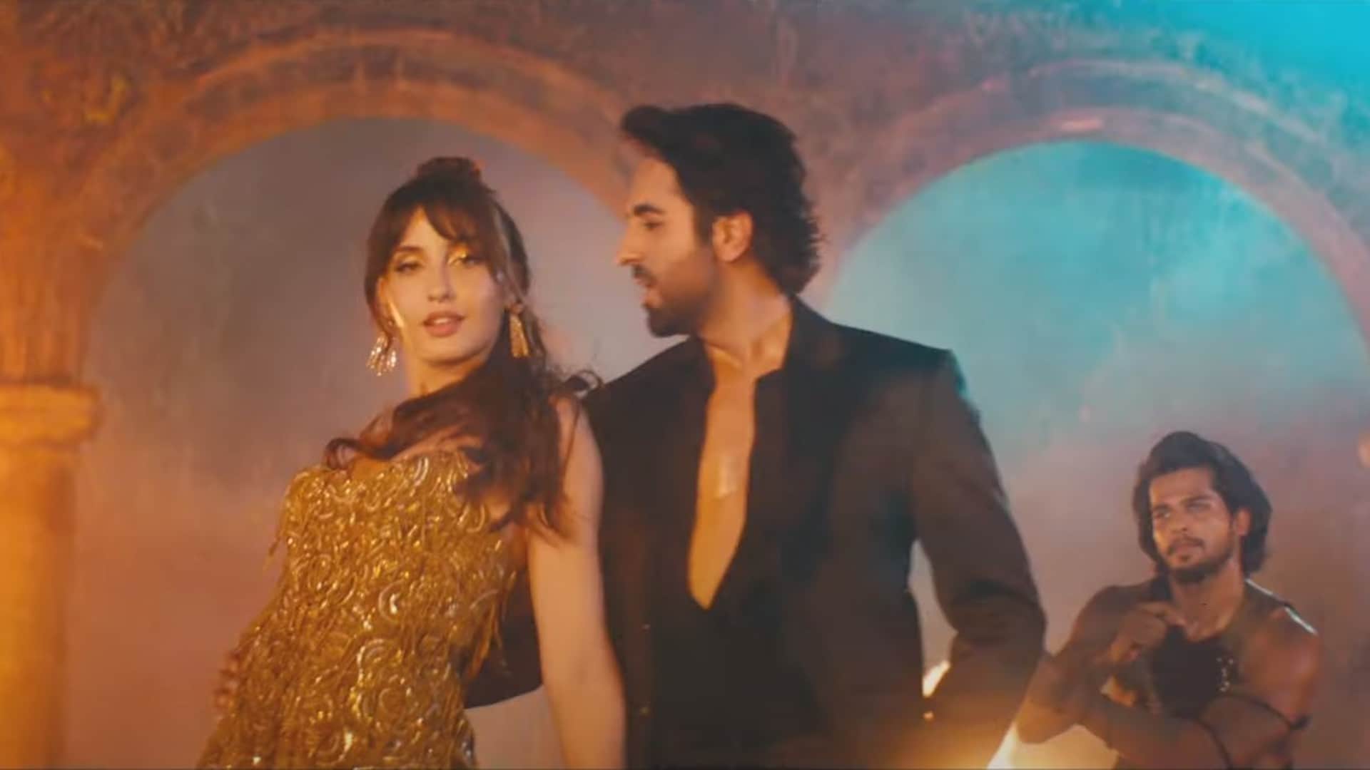 Ayushmann Khurrana Nora Fatehi New Song Jehda Nasha out now From an Action Hero Movie Video Viral in Hindi