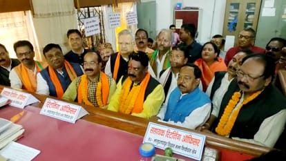 bhanupratappur by-election: congress and bjp candidates filed nomination