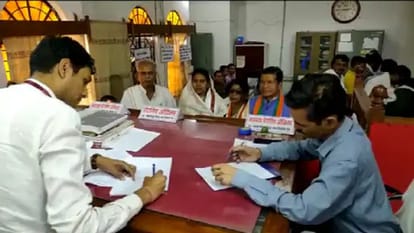 bhanupratappur by-election: congress and bjp candidates filed nomination