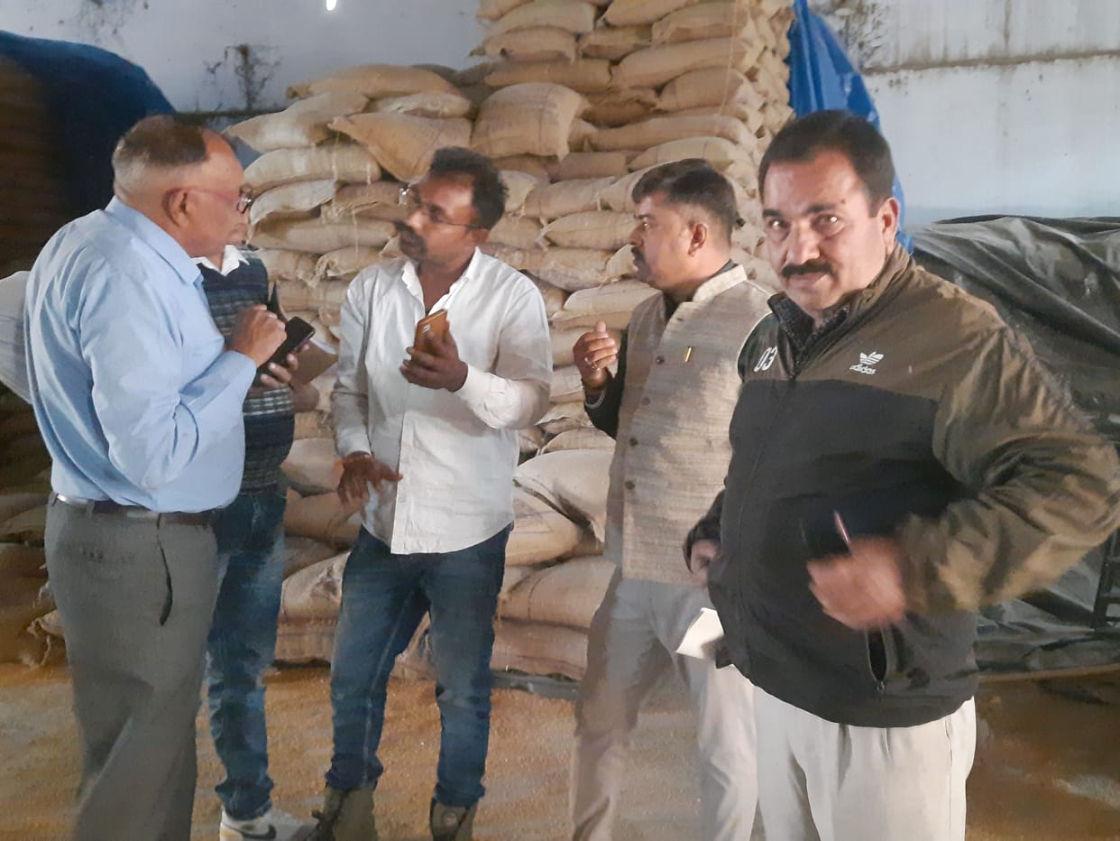 Dismissed employee found working in Food Supply Department office, disturbances found in stock of Jagadhari godown
