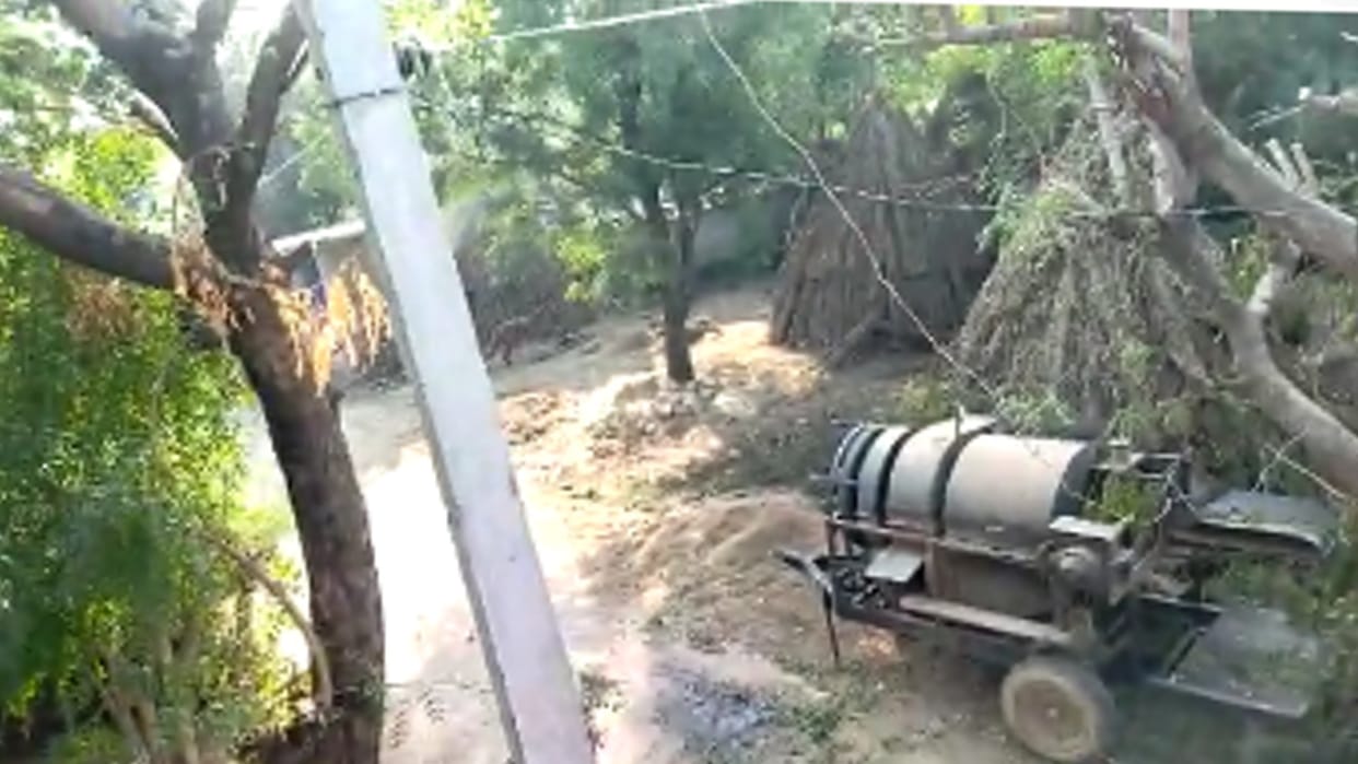 Tiger from Rajasthan created terror in MP attacked journalist making video villagers in panic