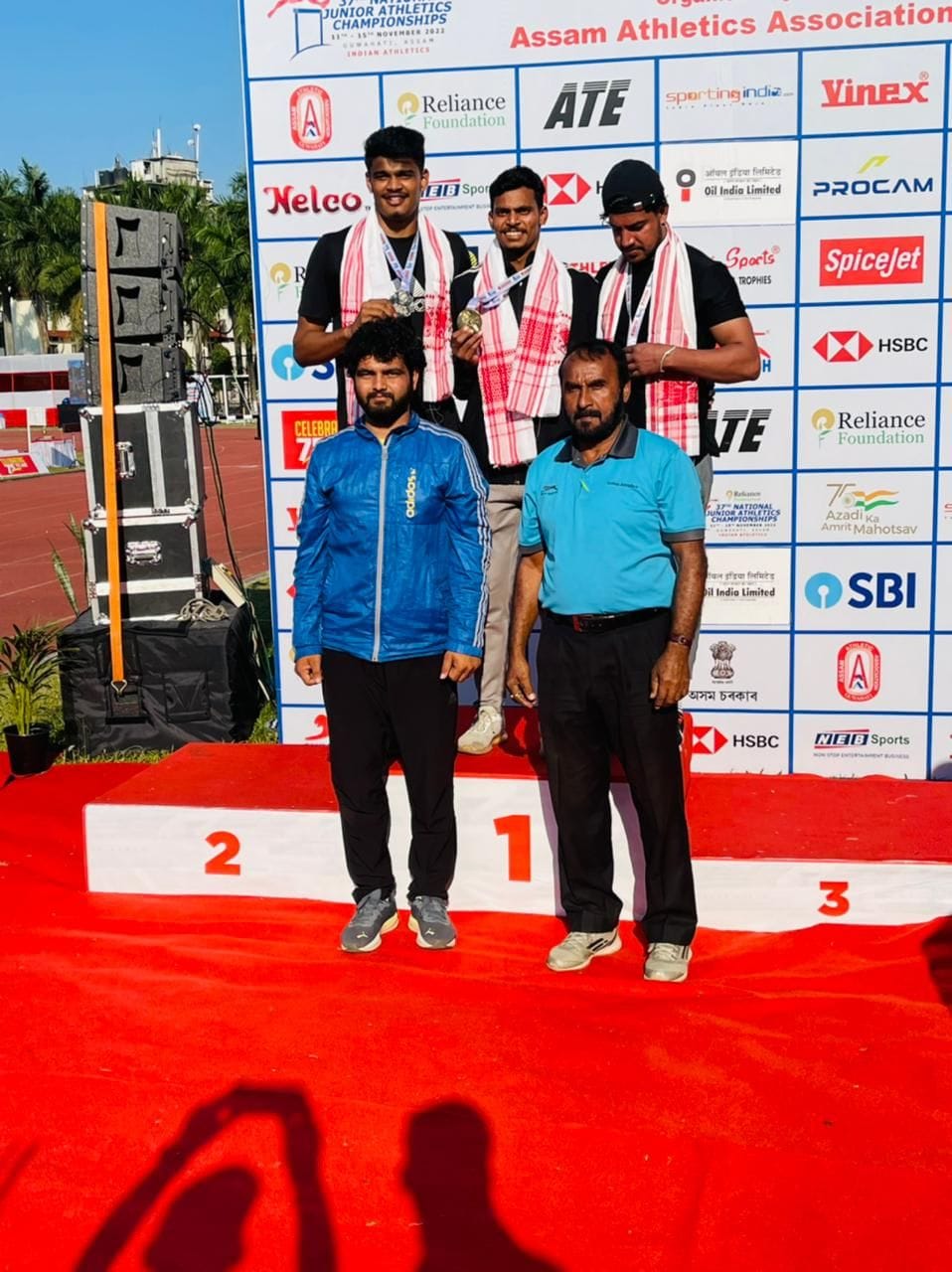 Hathras: Vikas won gold in National Junior Athletics