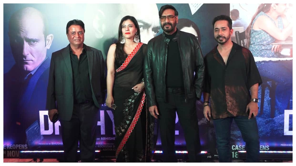 Drishyam 2: Tabu Ajay Devgn movie Star Studded Red Carpet Premiere Kajol Sohail Khan other celebs reached