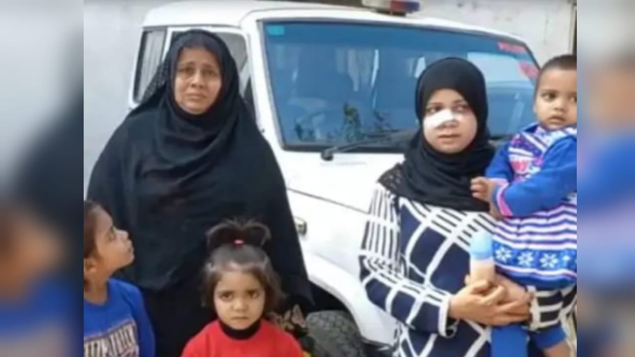 Meerut: On the birth of third daughter husband broke wife nose victim reached SSP office pleading for justice