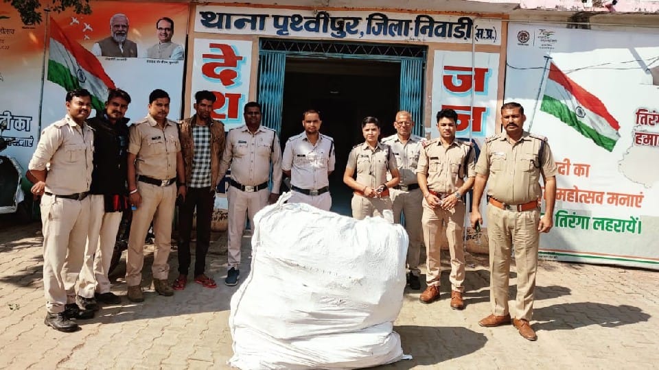 MP News: Hemp worth lakhs caught by raiding two places