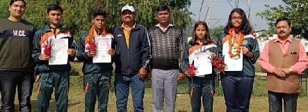 Gola Stadium team won in district football league tournament