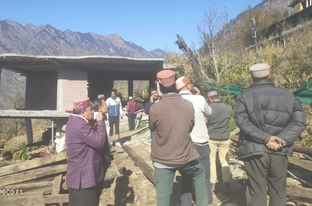 Administration team reached landslide affected Dhara village after three months