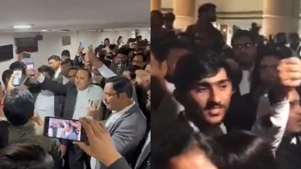 shraddha murder case lawyers protest against aftab poonawala in saket court