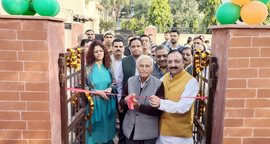 Inaugurated four beautified parks