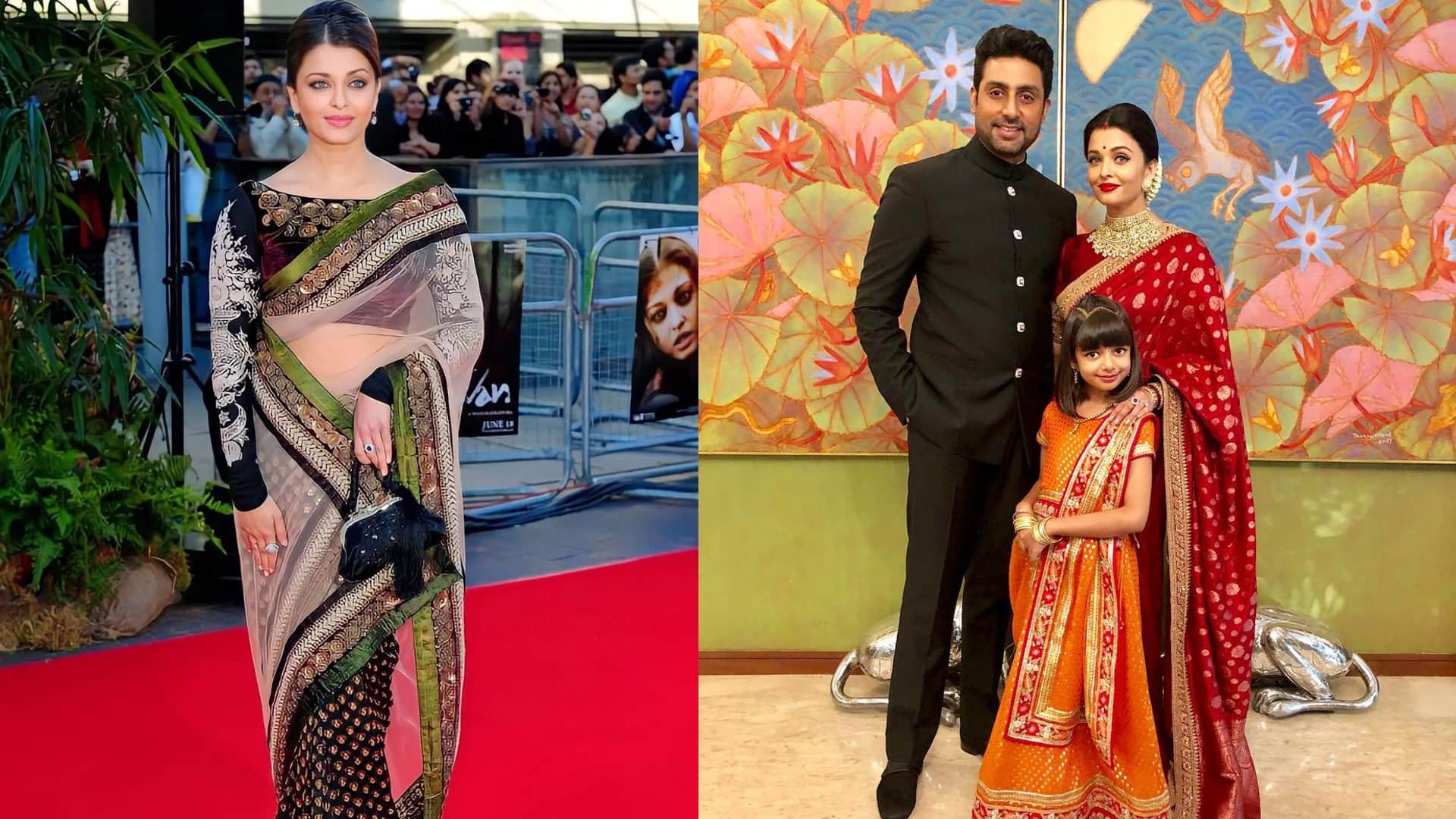 Fashion Tips Aishwarya Rai Bachchan Saree, Dresses, Gowns And Ethnic Wear See Latest Photos