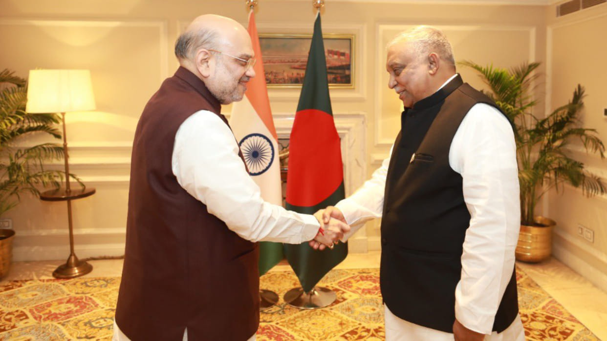 Home minister Amit Shah raises issue of attacks on minorities temples in Bangladesh with counterpart
