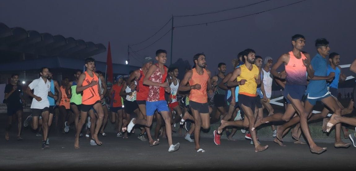 More than 2000 youths from different tehsils of Bhiwani ran