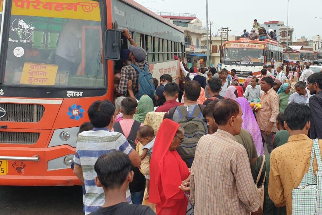 Overloaded vehicles on the roads, no attention to safety