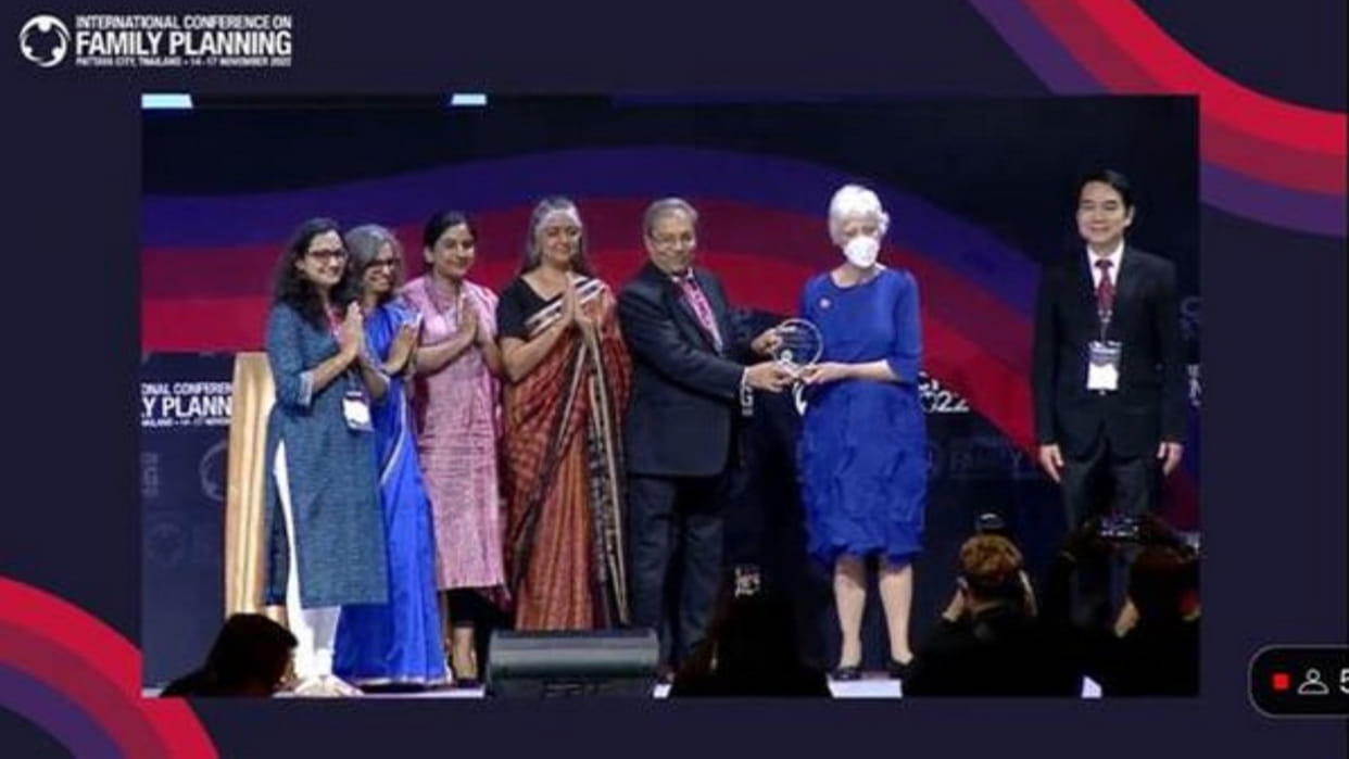 India wins excellence in leadership in family planning awards