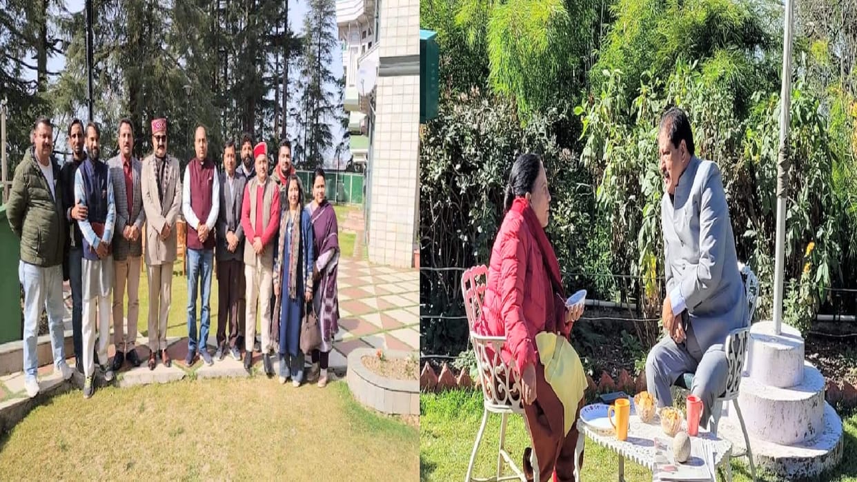himachal election 2022, Before the election results, the presence of leaders started in Oak Over, Hollylodge s